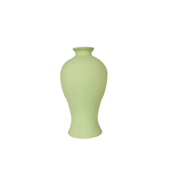 Apsara_Small_Mint_Ceramic_Flower_Vase_For_Living_Room,_Bedroom,_Dining_Table,_Home_Decoration,_Artificial_Flowers_(D_-_11.5_X_H_-_20_Cm)