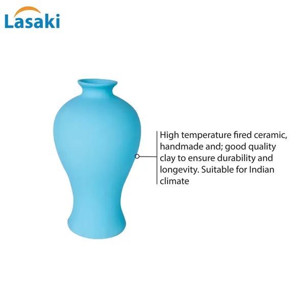 Apsara_Small_Aqua_Ceramic_Flower_Vase_For_Living_Room,_Bedroom,_Dining_Table,_Home_Decoration,_Artificial_Flowers_(D_-_11.5_X_H_-_20_Cm)