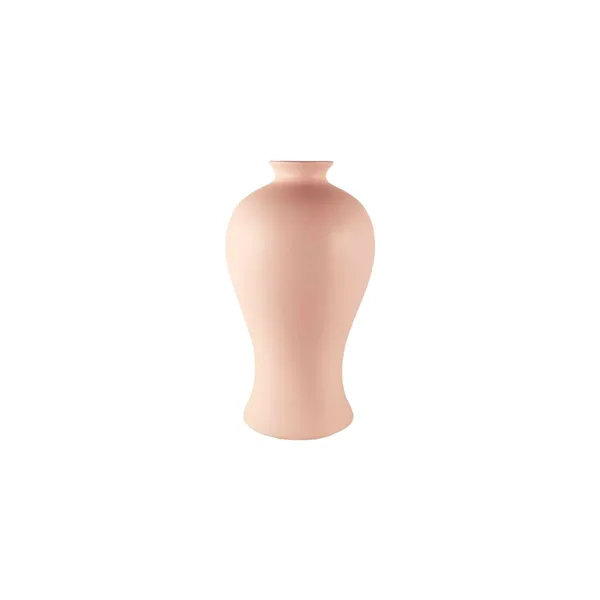 Apsara_Small_Pink_Ceramic_Flower_Vase_For_Living_Room,_Bedroom,_Dining_Table,_Home_Decoration,_Artificial_Flowers_(D_-_11.5_X_H_-_20_Cm)