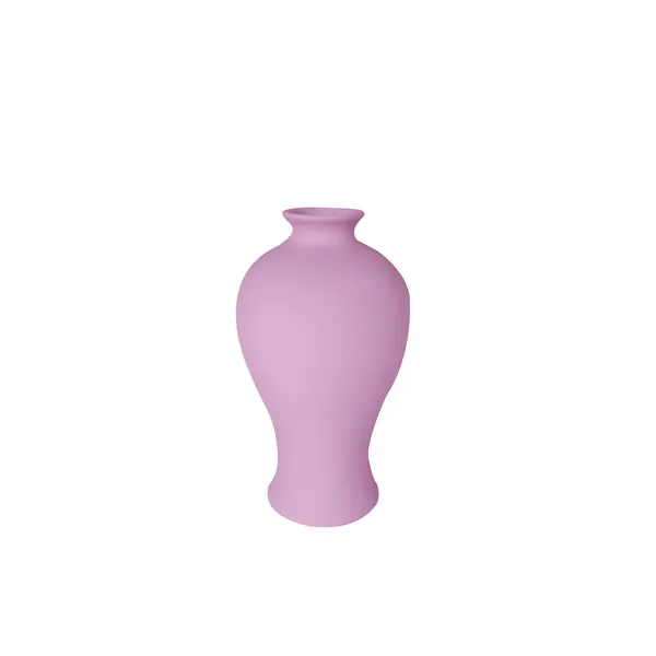 Apsara_Small_Purple_Ceramic_Flower_Vase_For_Living_Room,_Bedroom,_Dining_Table,_Home_Decoration,_Artificial_Flowers_(D_-_11.5_X_H_-_20_Cm)