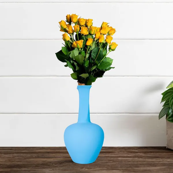 Anjani_Small_Aqua_Ceramic_Flower_Vase_For_Living_Room,_Bedroom,_Dining_Table,_Home_Decoration,_Artificial_Flowers_(D_-_12_X_H_-_20_Cm)
