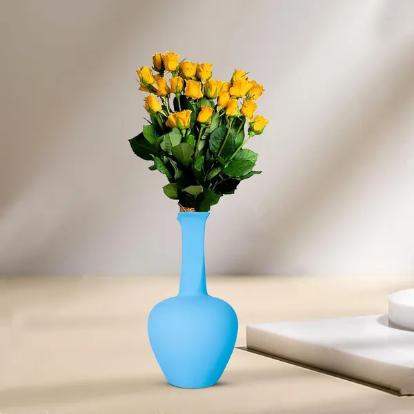 Anjani_Small_Aqua_Ceramic_Flower_Vase_For_Living_Room,_Bedroom,_Dining_Table,_Home_Decoration,_Artificial_Flowers_(D_-_12_X_H_-_20_Cm)