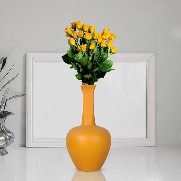 Anjani_Small_Lily_Ceramic_Flower_Vase_For_Living_Room,_Bedroom,_Dining_Table,_Home_Decoration,_Artificial_Flowers_(D_-_12_X_H_-_20_Cm)