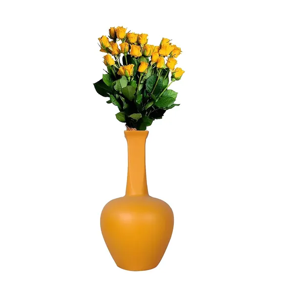 Anjani_Small_Lily_Ceramic_Flower_Vase_For_Living_Room,_Bedroom,_Dining_Table,_Home_Decoration,_Artificial_Flowers_(D_-_12_X_H_-_20_Cm)