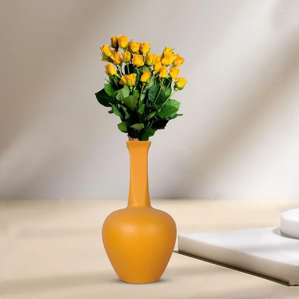 Anjani_Small_Lily_Ceramic_Flower_Vase_For_Living_Room,_Bedroom,_Dining_Table,_Home_Decoration,_Artificial_Flowers_(D_-_12_X_H_-_20_Cm)