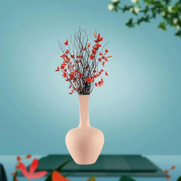 Anjani_Small_Pink_Ceramic_Flower_Vase_For_Living_Room,_Bedroom,_Dining_Table,_Home_Decoration,_Artificial_Flowers_(D_-_12_X_H_-_20_Cm)