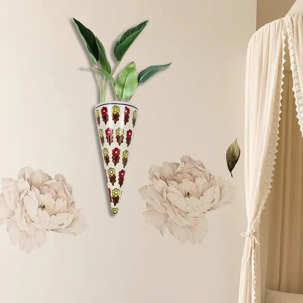 Cloy_Big_Wall_Hanging_Ceramic_Pots_For_Indoor_Plants,_Planters,_Flower,_Gamla,Outdoor,Balcony,Home,Round,Garden,_Office_Decor,Succulent(L_-_7_X_W_-_10_X_H_-_26_Cm)