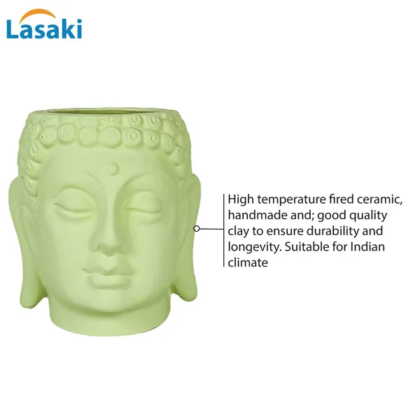 Buddha_6_Mint_Ceramic_Pots_For_Indoor_Plants,_Planters,_Flower,_Pots,_Gamla,Outdoor,Balcony,Home,Round,Garden,_Office_Decor,Succulent(H_-_15.5_X_D_-_16_Cm)