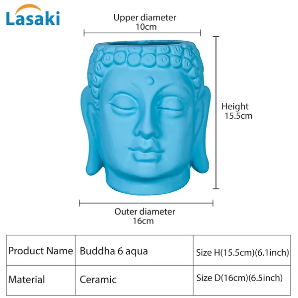 Buddha_6_Aqua_Ceramic_Pots_For_Indoor_Plants,_Planters,_Flower,_Pots,_Gamla,Outdoor,Balcony,Home,Round,Garden,_Office_Decor,Succulent(H_-_15.5_X_D_-_16_Cm)