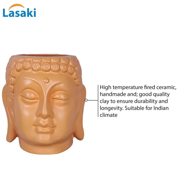 Buddha_6_Lily_Ceramic_Pots_For_Indoor_Plants,_Planters,_Flower,Gamla,Outdoor,Balcony,Home,Decor,Succulent(H_-_15.5_X_D_-_16_Cm)