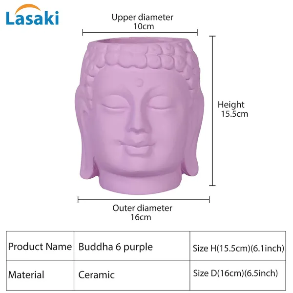 Buddha_6_Purple_Ceramic_Pots_For_Indoor_Plants,_Planters,_Flower,_Pots,_Gamla,Outdoor,Balcony,Home,Round,Garden,_Office_Decor,Succulent(H_-_15.5_X_D_-_16_Cm)