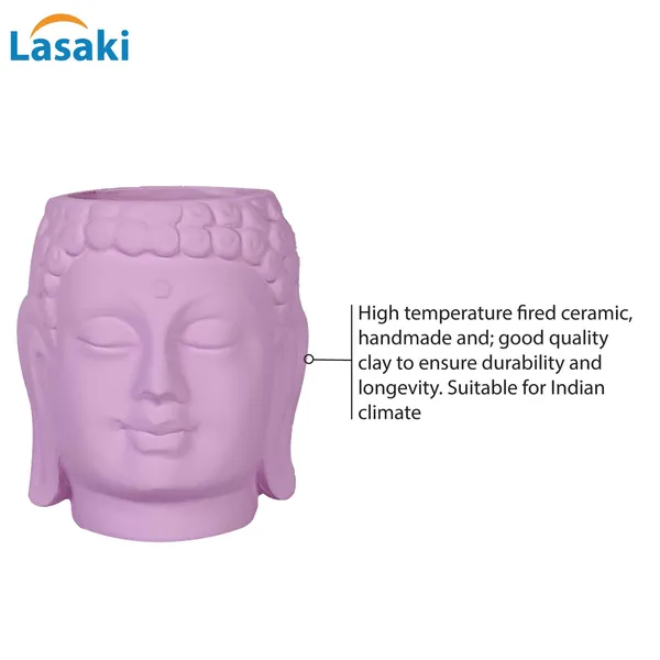 Buddha_6_Purple_Ceramic_Pots_For_Indoor_Plants,_Planters,_Flower,_Pots,_Gamla,Outdoor,Balcony,Home,Round,Garden,_Office_Decor,Succulent(H_-_15.5_X_D_-_16_Cm)