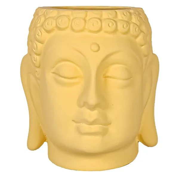 Buddha_6_Saffron_Ceramic_Pots_For_Indoor_Plants,_Planters,_Flower,_Gamla,Outdoor,Balcony,Home,Round,Garden,_Office_Decor,Succulent(H_-_15.5_X_D_-_16_Cm)