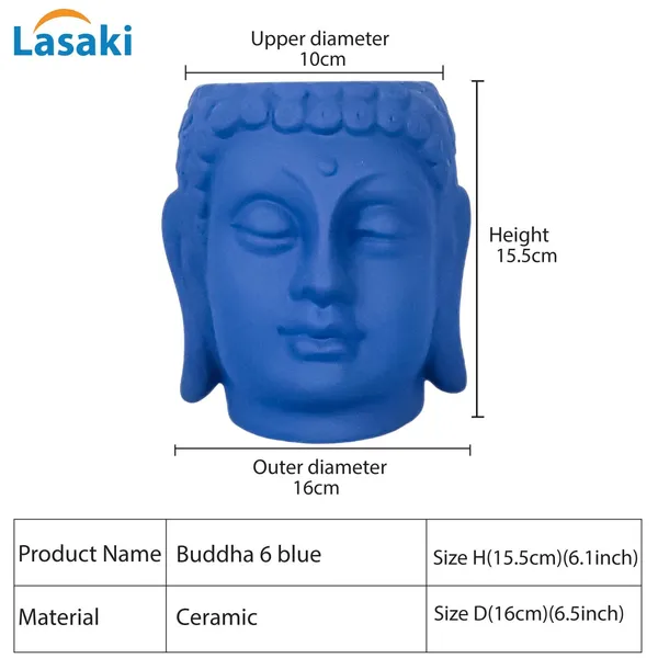 Buddha_6_Blue_Ceramic_Pots_For_Indoor_Plants,_Planters,_Flower,_Pots,_Gamla,Outdoor,Balcony,Home,Round,Garden,_Office_Decor,Succulent(H_-_15.5_X_D_-_16_Cm)
