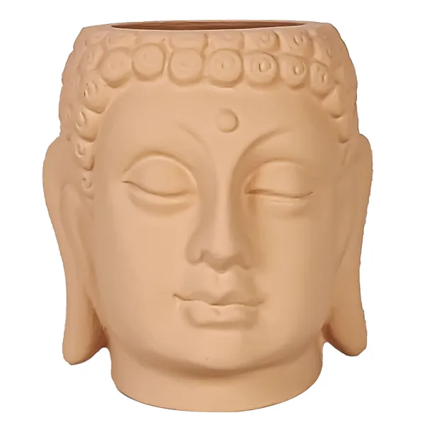 Buddha_6_Ginger_Ceramic_Pots_For_Indoor_Plants,_Planters,_Flower,_Pots,_Gamla,Outdoor,Balcony,Home,Round,Garden,_Office_Decor,Succulent(H_-_15.5_X_D_-_16_Cm)