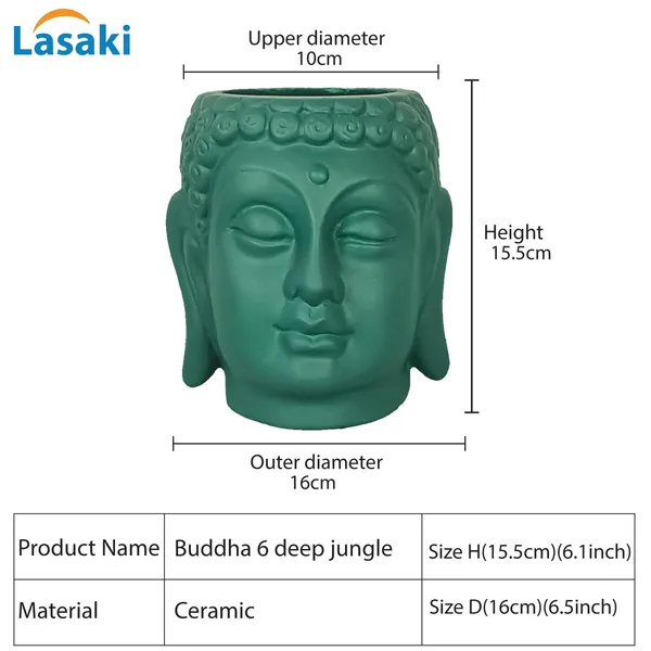Buddha_6_Deep_Jungle_Ceramic_Pots_For_Indoor_Plants,_Planters,_Flower,_Pots,_Gamla,Outdoor,Balcony,Home,Round,Garden,_Office_Decor,Succulent(H_-_15.5_X_D_-_16_Cm)