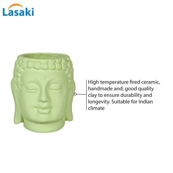 Buddha_3.5_Mint_Ceramic_Pots_For_Indoor_Plants,_Planters,_Flower,_Pots,_Gamla,Outdoor,Balcony,Home,Round,Garden,_Office_Decor,Succulent(H_-_9_X_D_-_8.5_Cm)