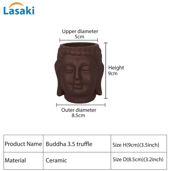 Buddha_3.5_Truffle_Ceramic_Pots_For_Indoor_Plants,_Planters,_Flower,_Pots,_Gamla,Outdoor,Balcony,Home,Round,Garden,_Office_Decor,Succulent(H_-_9_X_D_-_8.5_Cm)