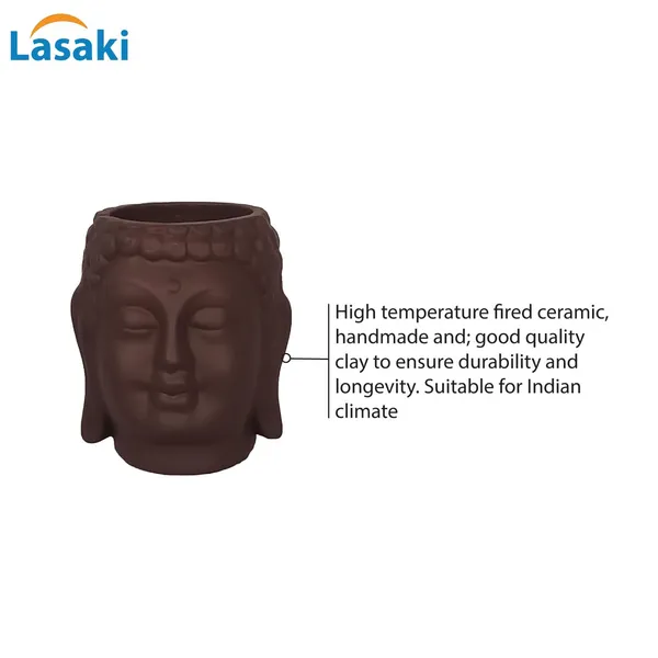 Buddha_3.5_Truffle_Ceramic_Pots_For_Indoor_Plants,_Planters,_Flower,_Pots,_Gamla,Outdoor,Balcony,Home,Round,Garden,_Office_Decor,Succulent(H_-_9_X_D_-_8.5_Cm)
