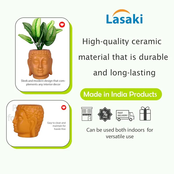 Buddha_3.5_Lily_Ceramic_Pots_For_Indoor_Plants,_Planters,_Flower,_Pots,_Gamla,Outdoor,Balcony,Home,Round,Garden,_Office_Decor,Succulent(H_-_9_X_D_-_8.5_Cm)