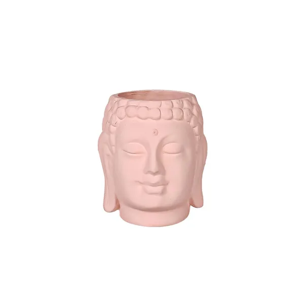 Buddha_3.5_Pink_Ceramic_Pots_For_Indoor_Plants,_Planters,_Flower,_Pots,_Gamla,Outdoor,Balcony,Home,Round,Garden,_Office_Decor,Succulent(H_-_9_X_D_-_8.5_Cm)