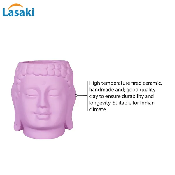 Buddha_3.5_Purple_Ceramic_Pots_For_Indoor_Plants,_Planters,_Flower,_Pots,_Gamla,Outdoor,Balcony,Home,Round,Garden,_Office_Decor,Succulent(H_-_9_X_D_-_8.5_Cm)