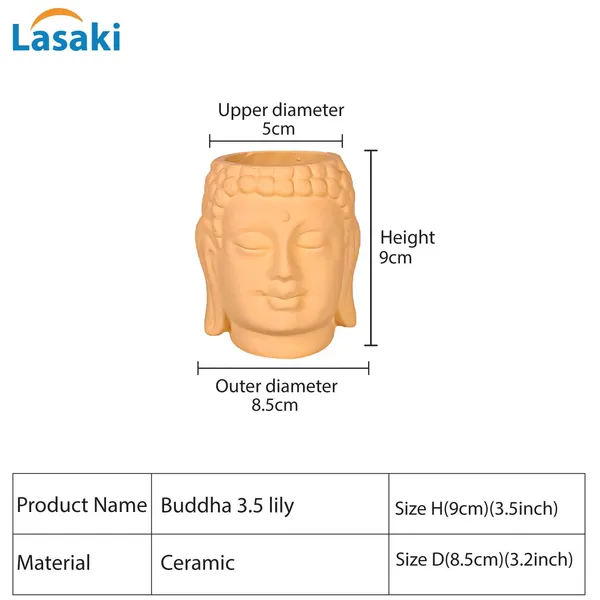 Buddha_3.5_Saffron_Ceramic_Pots_For_Indoor_Plants,_Planters,_Flower,_Pots,_Gamla,Outdoor,Balcony,Home,Round,Garden,_Office_Decor,Succulent(H_-_9_X_D_-_8.5_Cm)