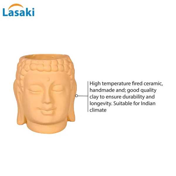 Buddha_3.5_Saffron_Ceramic_Pots_For_Indoor_Plants,_Planters,_Flower,_Pots,_Gamla,Outdoor,Balcony,Home,Round,Garden,_Office_Decor,Succulent(H_-_9_X_D_-_8.5_Cm)