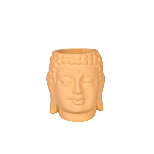Buddha_3.5_Saffron_Ceramic_Pots_For_Indoor_Plants,_Planters,_Flower,_Pots,_Gamla,Outdoor,Balcony,Home,Round,Garden,_Office_Decor,Succulent(H_-_9_X_D_-_8.5_Cm)