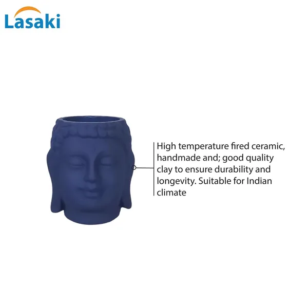 Buddha_3.5_Blue_Ceramic_Pots_For_Indoor_Plants,_Planters,_Flower,_Pots,_Gamla,Outdoor,Balcony,Home,Round,Garden,_Office_Decor,Succulent(H_-_9_X_D_-_8.5_Cm)