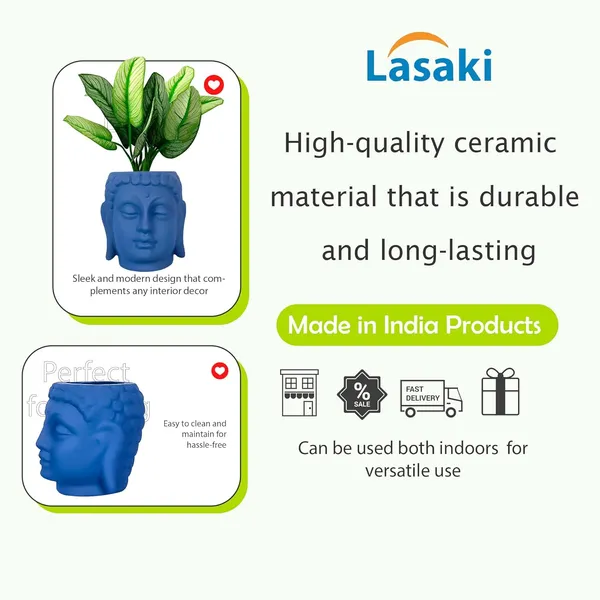 Buddha_3.5_Blue_Ceramic_Pots_For_Indoor_Plants,_Planters,_Flower,_Pots,_Gamla,Outdoor,Balcony,Home,Round,Garden,_Office_Decor,Succulent(H_-_9_X_D_-_8.5_Cm)