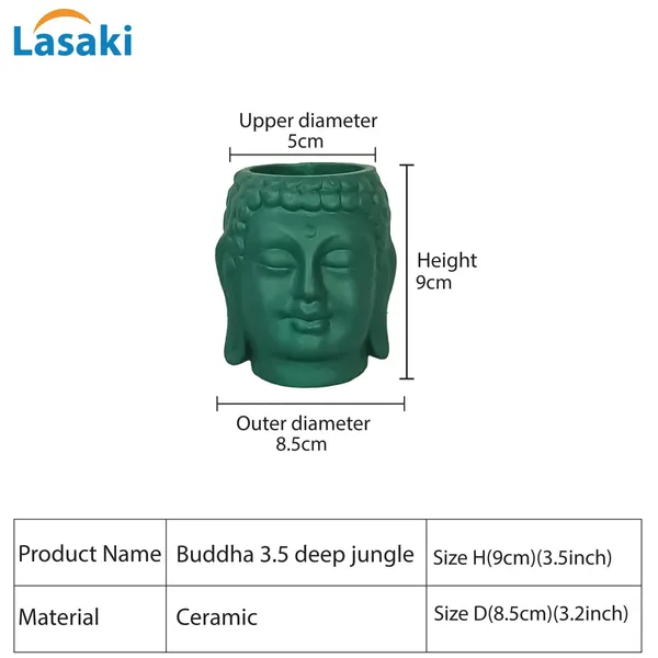 Buddha_3.5_Deep_Jungle_Ceramic_Pots_For_Indoor_Plants,_Planters,_Flower,_Pots,_Gamla,Outdoor,Balcony,Home,Round,Garden,_Office_Decor,Succulent(H_-_9_X_D_-_8.5_Cm)