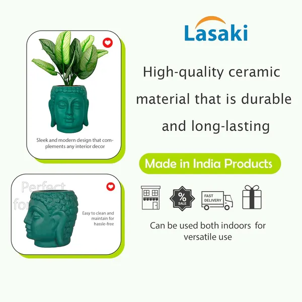 Buddha_3.5_Deep_Jungle_Ceramic_Pots_For_Indoor_Plants,_Planters,_Flower,_Pots,_Gamla,Outdoor,Balcony,Home,Round,Garden,_Office_Decor,Succulent(H_-_9_X_D_-_8.5_Cm)