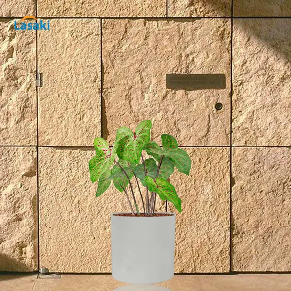 Pi_Pot_4_White_Ceramic_Pots_For_Indoor_Plants,_Planters,_Flower,_Pots,_Gamla,Outdoor,Balcony,Home,Round,Garden,_Office_Decor,Succulent(H_-_9_X_D_-_9_Cm)