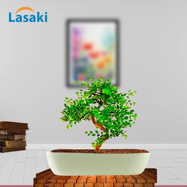 Rectangle_Oblong_Big_White_Ceramic_Pots_For_Indoor_Plants,Bonsai,Planters,Gamla,Outdoor,Balcony,Home,Garden,Office_Decor,Succulent(L_-_31_X_W_-_17.5_X_H_-_6.5_Cm)
