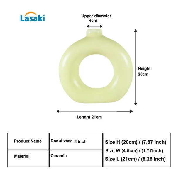 Donut_Vase_8_Inch_Cream_Ceramic_Flower_Vase_For_Living_Room,_Bedroom,_Dining_Table,_Home_Decoration,_Artificial_Flowers_(L_-_21_X_W_-_6_X_H_-_20_Cm)