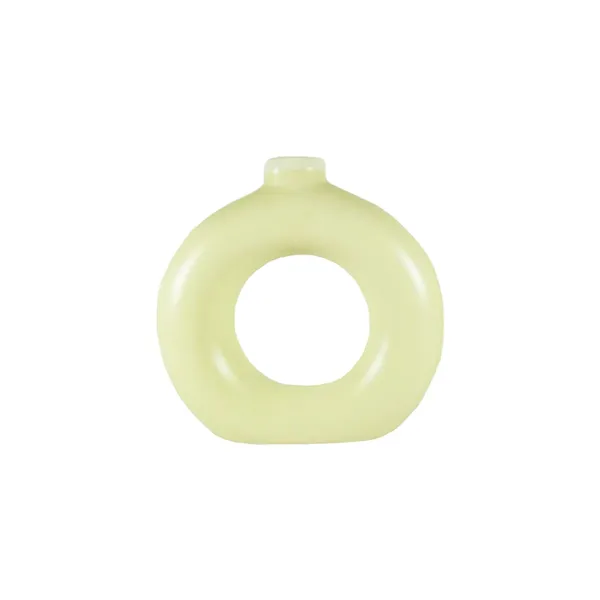 Donut_Vase_8_Inch_Cream_Ceramic_Flower_Vase_For_Living_Room,_Bedroom,_Dining_Table,_Home_Decoration,_Artificial_Flowers_(L_-_21_X_W_-_6_X_H_-_20_Cm)