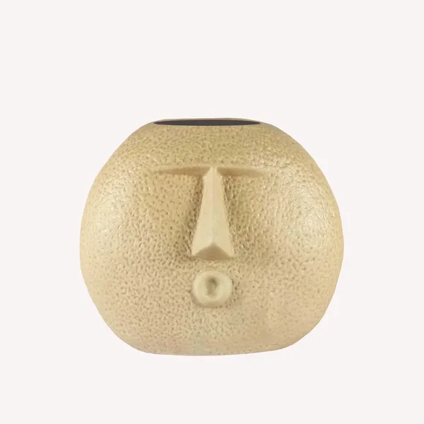 Smirk_O_Smile_Cream_Ceramic_Flower_Vase_For_Living_Room,_Bedroom,_Dining_Table,_Home_Decoration,_Artificial_Flowers_(L_-_18_X_W_-_7_X_H_-_14.5_Cm)