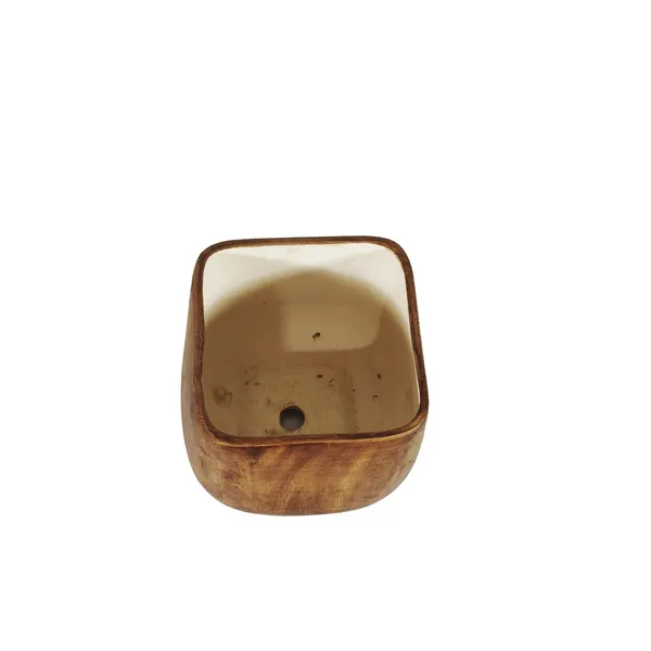 Pearl_Medium_Antique_With_Plate_Ceramic_Pots_For_Indoor_Plants,Planters,Gamla,Outdoor,Balcony,Home,Square,Garden,Office_Decor,Succulent(L-15_X_W-15_X_H-13.5_Cm)