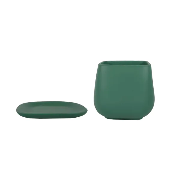 Pearl_Medium_Deep_Jungle_With_Plate_Ceramic_Pots_For_Indoor_Plants,Planters,Gamla,Outdoor,Balcony,Home,Square,Garden,Office_Decor,Succulent(L-15_X_W-15_X_H-13.5_Cm)