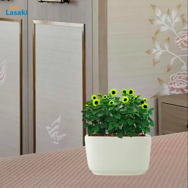 Square_Menon_Medium_White_Ceramic_Pots_For_Indoor_Plants,Planters,Gamla,Outdoor,Balcony,Home,Square,Garden,Office_Decor,Succulent(L-12_X_W-12_X_H-7.5_Cm)