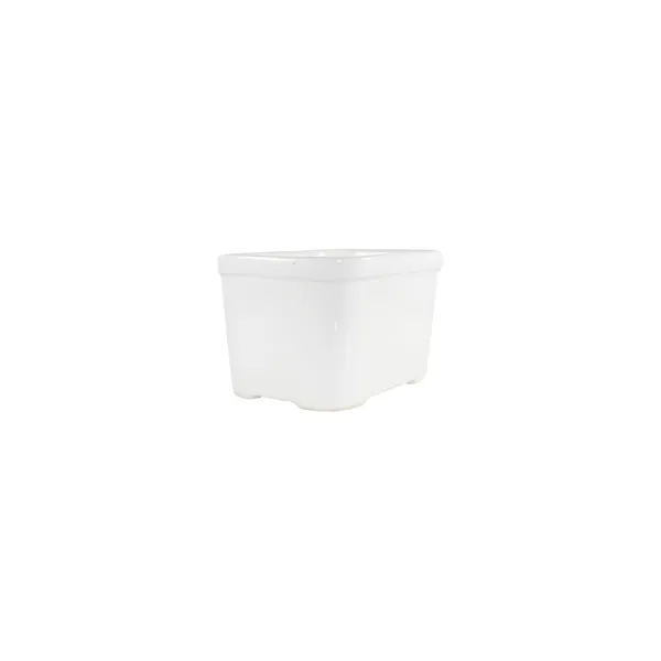 Tub_Small_White_Ceramic_Pots_For_Indoor_Plants,Planters,Gamla,Outdoor,Balcony,Home,Rectangle,Garden,Office_Decor,Succulent(L-15_X_W-9.5_X_H-9.5_Cm)