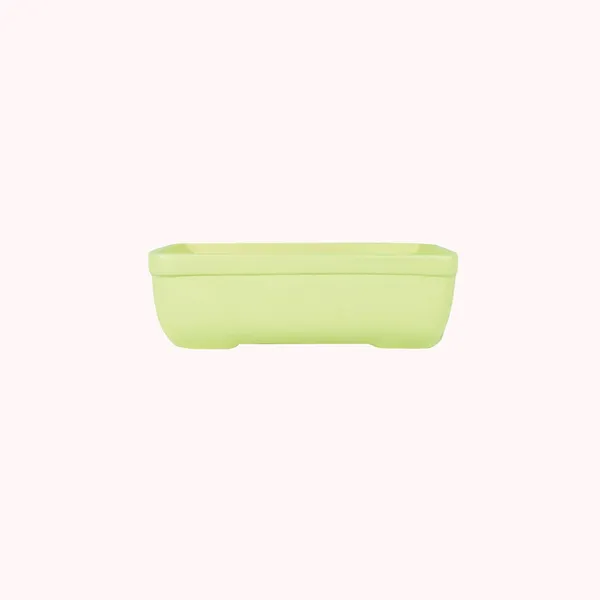 Rectangle_Mint_Rec003_Ceramic_Pots_For_Indoor_Plants,Bonsai,Planters,Gamla,Outdoor,Balcony,Home,Garden,Office_Decor,Succulent(L_-_20_X_W_-_13_X_H_-_6.5_Cm)
