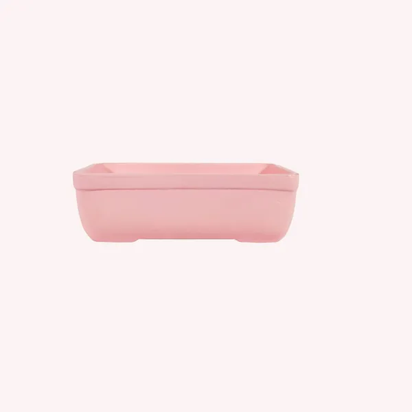 Rectangle_Pink_Rec003_Ceramic_Pots_For_Indoor_Plants,Bonsai,Planters,Gamla,Outdoor,Balcony,Home,Garden,Office_Decor,Succulent(L_-_20_X_W_-_13_X_H_-_6.5_Cm)