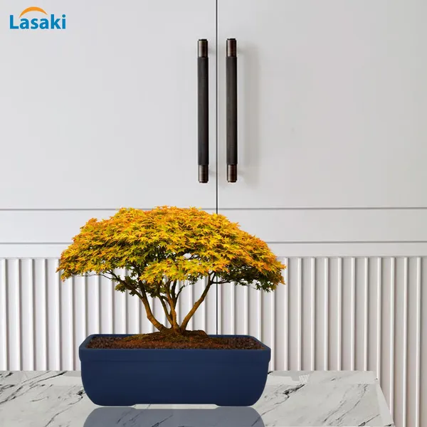 Rectangle_Blue_Rec003_Ceramic_Pots_For_Indoor_Plants,Bonsai,Planters,Gamla,Outdoor,Balcony,Home,Garden,Office_Decor,Succulent(L_-_20_X_W_-_13_X_H_-_6.5_Cm)