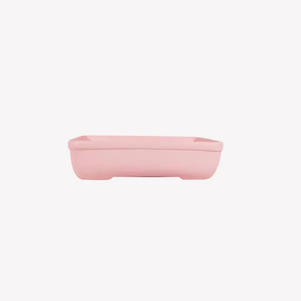 Rectangle_Pink_Rec002_Ceramic_Pots_For_Indoor_Plants,Bonsai,Planters,Gamla,Outdoor,Balcony,Home,Garden,Office_Decor,Succulent(L_-_26_X_W_-_18.5_X_H_-_7_Cm)