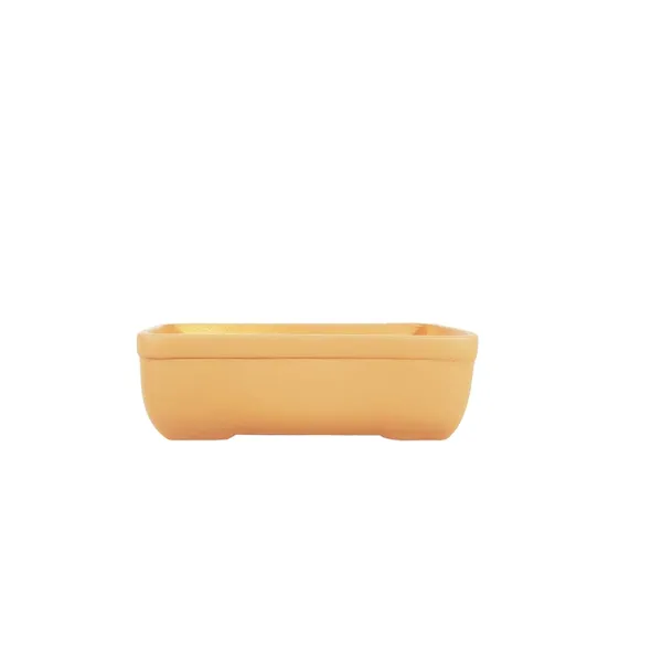 Rectangle_Ginger_Rec002_Ceramic_Pots_For_Indoor_Plants,Bonsai,Planters,Gamla,Outdoor,Balcony,Home,Garden,Office_Decor,Succulent(L_-_26_X_W_-_18.5_X_H_-_7_Cm)