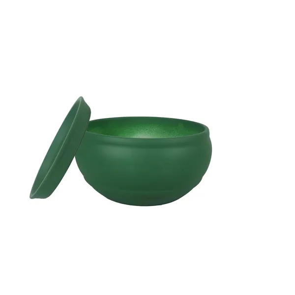 Bowl_Small_Deep_Jungle_With_Plate_Deep_Jungle_R4_Ceramic_Pots_For_Indoor_Planters,Flower,Gamla,Outdoor,Home,Garden,Decor,Succulent(Bowl-H-8Cmxd-15Cm,Plate-H-2Xd-13Cm)
