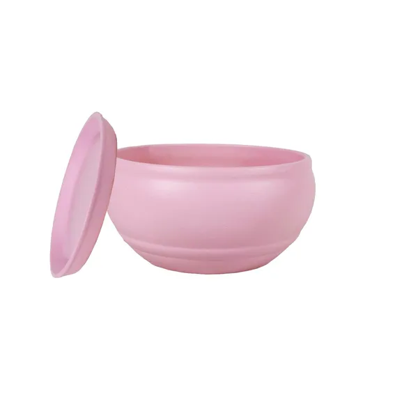 Bowl_Small_Purple_With_Plate_Purple_R4_Ceramic_Pots_For_Indoor_Plants,Planters,Flower,Gamla,Outdoor,Balcony,Home,Garden,Decor,Succulent(Bowl-H-8Cmxd-15Cm,Plate-H-2Xd-13Cm)