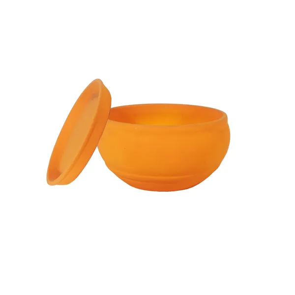 Bowl_Small_Lily_With_Plate_Lily_R4_Ceramic_Pots_For_Indoor_Plants,Planters,Flower,Gamla,Outdoor,Balcony,Home,Garden,Decor,Succulent(Bowl-H-8Cmxd-15Cm,Plate-H-2Xd-13Cm)